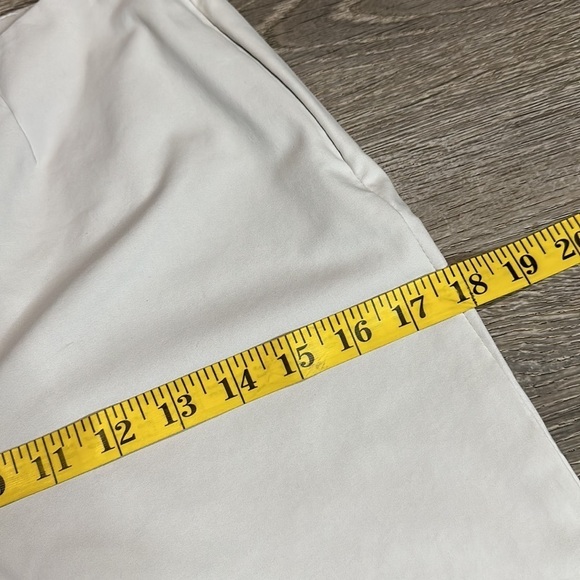 LAFAYETTE 148 BLEECKER TROUSER CROPPED PANTS IN IVORY WOMEN’S Size 0 - Picture 9 of 14